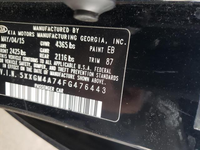 5XXGM4A74FG476443 KIA Optima Lx