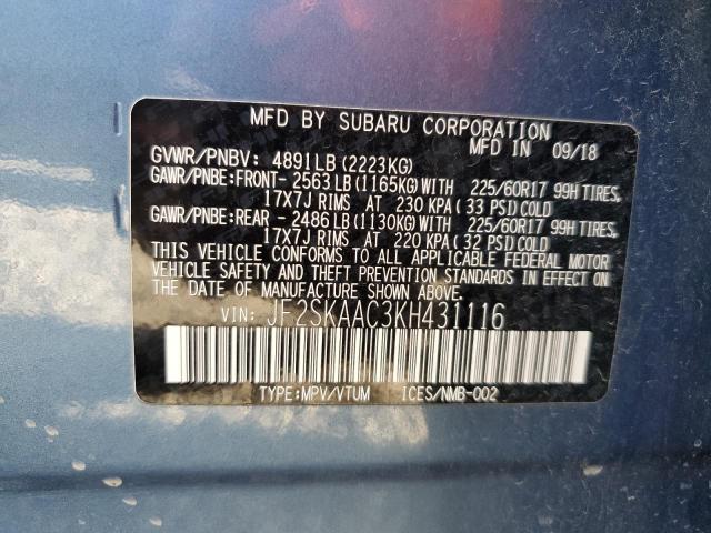 JF2SKAAC3KH431116 Subaru Forester