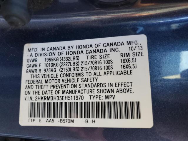 2HKRM3H35EH511970 Honda CR-V LX