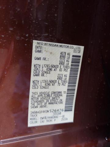 1N6BA1F44JN526476 Nissan Titan Xd Sl