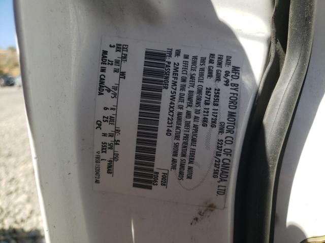 1999 Mercury Grand Marquis Ls VIN: 2MEFM75W4XX723140 Lot: 68444823