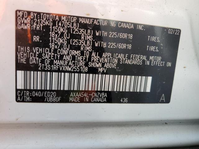 2022 TOYOTA RAV4 TRD O - 2T3S1RFVXNW255108