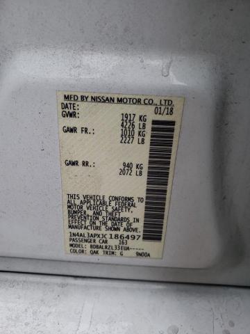 1N4AL3APXJC186497 Nissan ALTIMA 2.5