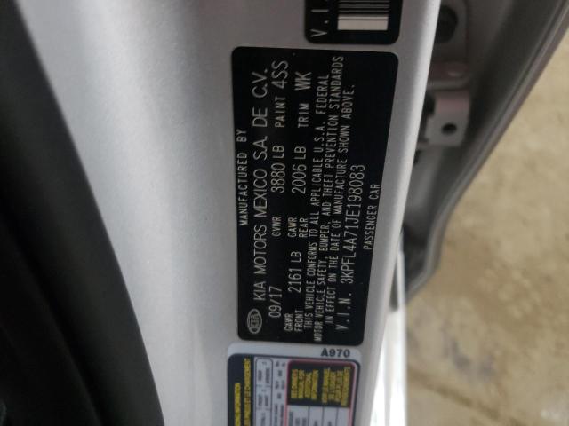 3KPFL4A71JE198083 KIA FORTE LX