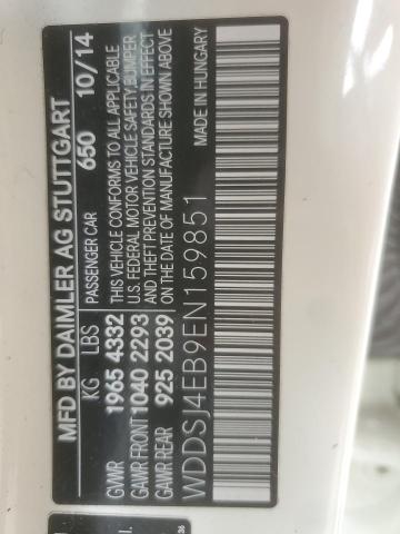 WDDSJ4EB9EN159851 Mercedes-Benz CLA 250