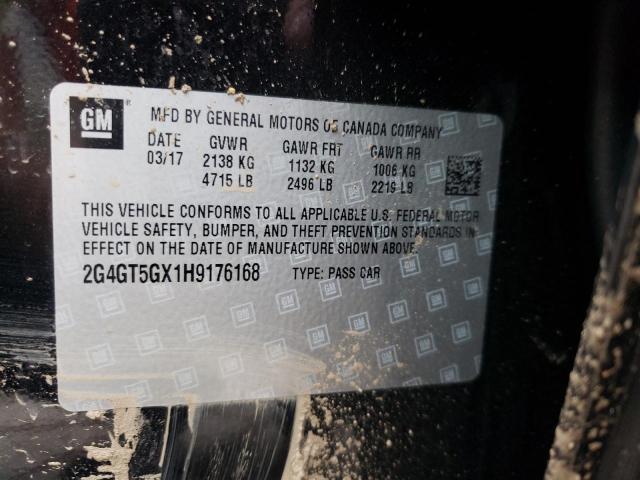 2G4GT5GX1H9176168 Buick REGAL GS
