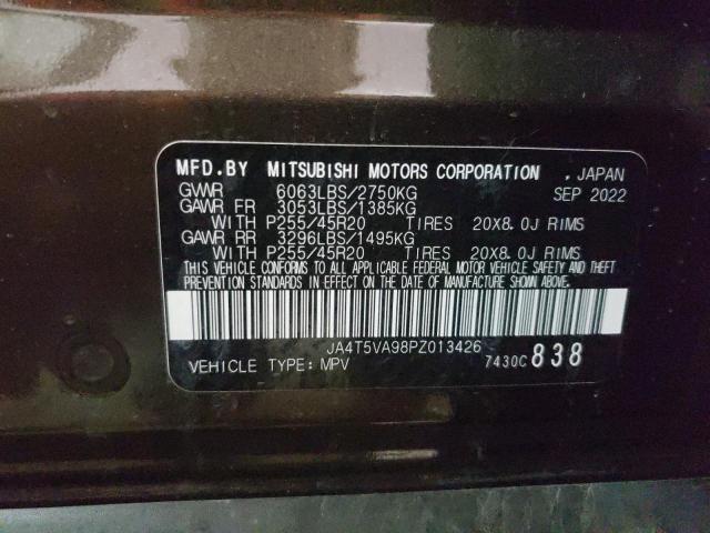 JA4T5VA98PZ013426 Mitsubishi Outlander Sel