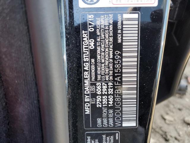 WDDUG8FB1FA158599 Mercedes-Benz S 550 4matic
