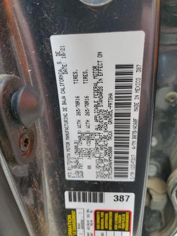 3TMCZ5AN6NM455000 | 2022 TOYOTA TACOMA DOU