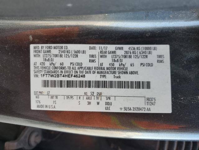 1FT7W2BT4HEF46248 Ford F250 Super Duty