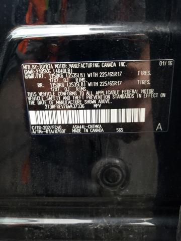 2T3RFREV7GW437336 Toyota Rav4 Xle