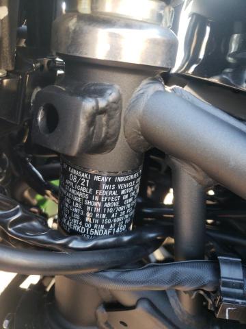 2022 KAWASAKI Z400 JKAERKD15NDAF1450