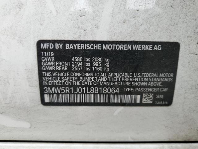 3MW5R1J01L8B18064 BMW 3 Series 330I 13