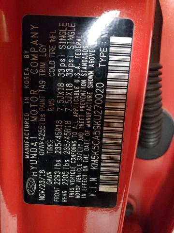KM8K5CA59KU270020 Hyundai Kona Ultimate