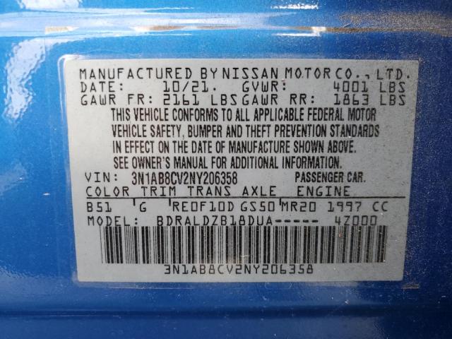 2022 NISSAN SENTRA SV - 3N1AB8CV2NY206358