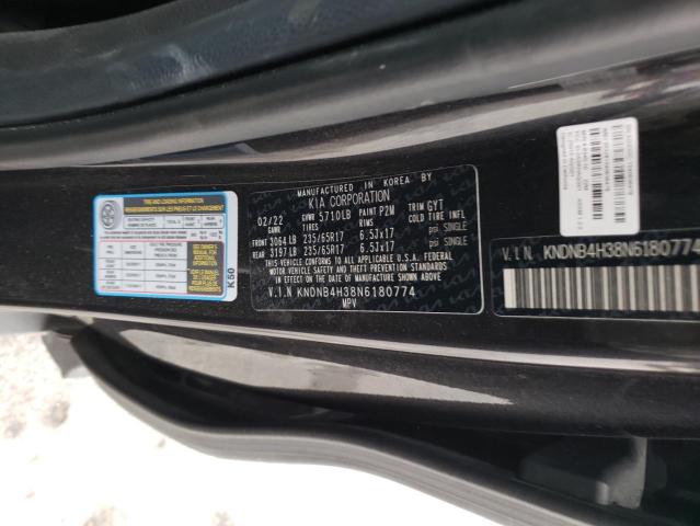 KNDNB4H38N6180774 KIA Carnival Lx