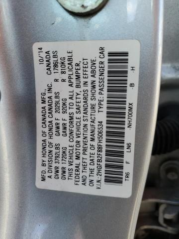 2HGFB2F88FH506534 Honda CIVIC EX