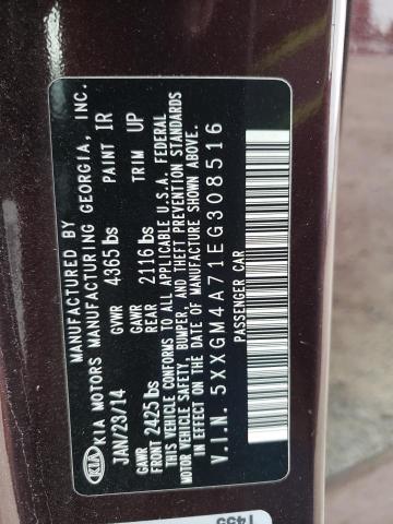5XXGM4A71EG308516 KIA Optima Lx