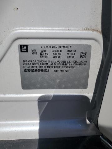 2016 BUICK LACROSSE S - 1G4G45G38GF266238