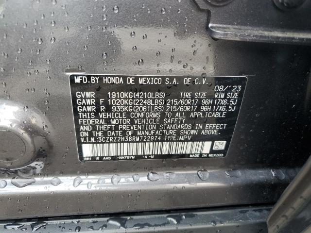3CZRZ2H38RM722974 Honda HR-V LX