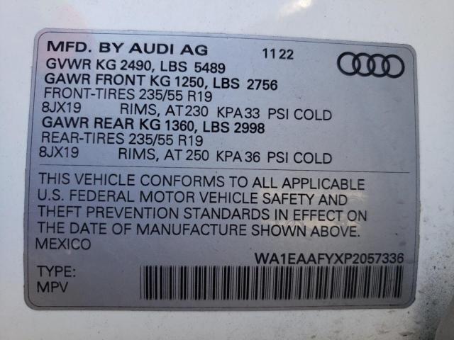 WA1EAAFYXP2057336 2023 AUDI Q5, photo no. 13