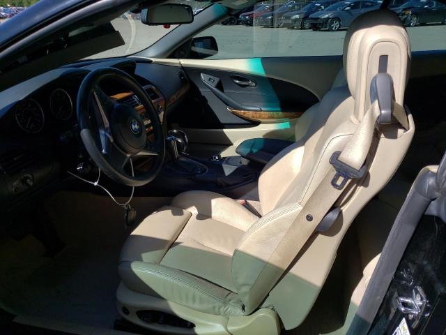 VIN: WBAEK13486CN79988 Auction: COPART Lot: 66094403 Location: VA - RICHMOND WBAEK13486CN79988 BMW 6 SERIES 2006 BLACK Photo 7