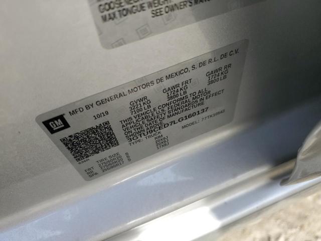 3GTU9CED7LG160137 GMC Sierra K1500 Elevation