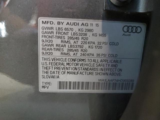 VIN WA1LAAF74HD003289 2017 Audi Q7, Premium Plus no.13