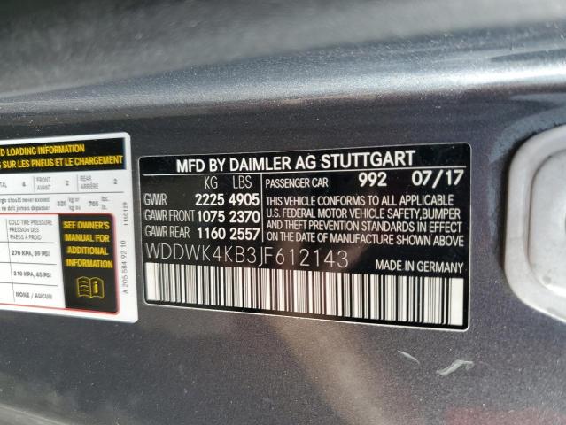 WDDWK4KB3JF612143 Mercedes-Benz C 300 4matic