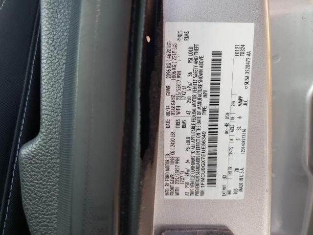 1FMCU0GX7EUE56349 Ford ESCAPE SE