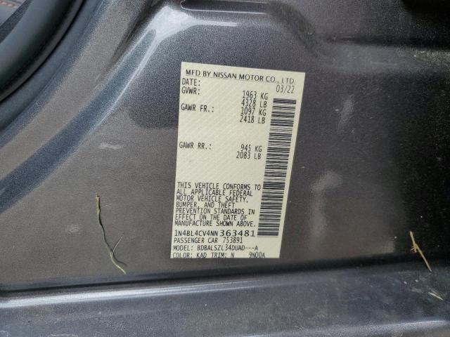 1N4BL4CV4NN363481 Nissan ALTIMA SR