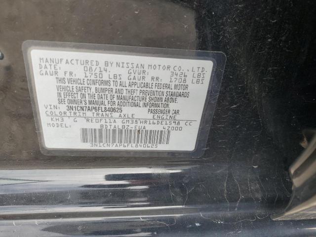 3N1CN7AP6FL840625 Nissan VERSA S