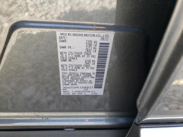 5N1AZ2CSXPC108827 Nissan Murano SL 13