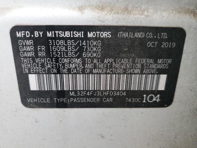 ML32F4FJ3LHF03404 | 2020 MITSUBISHI MIRAGE G4