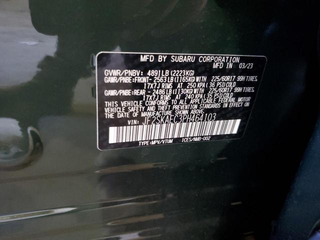 JF2SKAEC3PH464103 Subaru Forester Premium