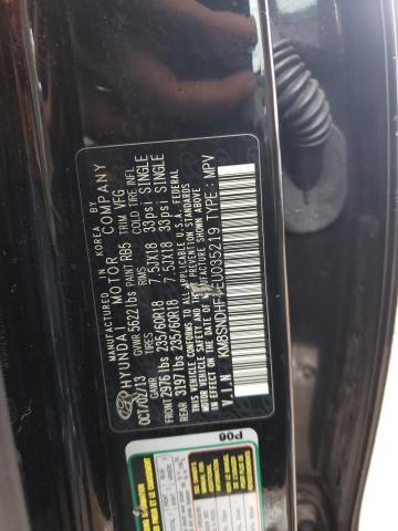 KM8SNDHF7EU035219 Hyundai Santa Fe Gls