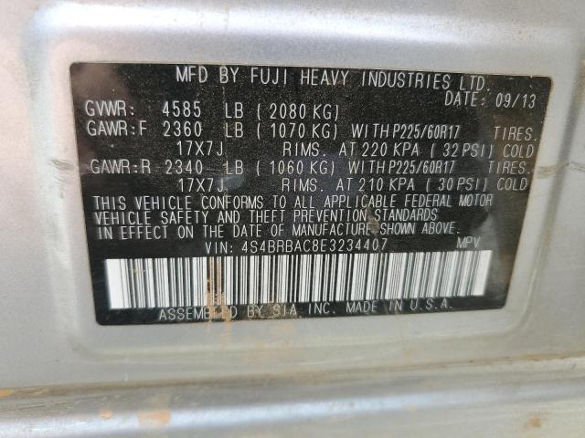 4S4BRBAC8E3234407 Subaru Outback 2.5i