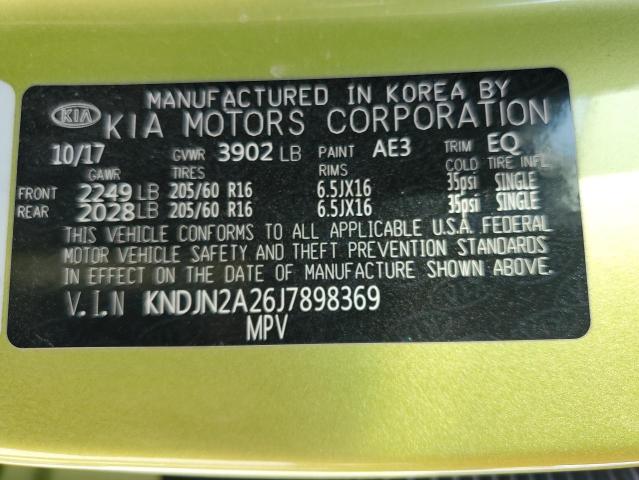KNDJN2A26J7898369 KIA Soul