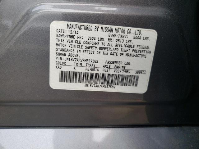 JN1BV7AR7FM397582 Infiniti Q50 BASE