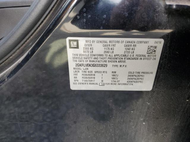 2GKFLVEK3G6333629 GMC Terrain Denali