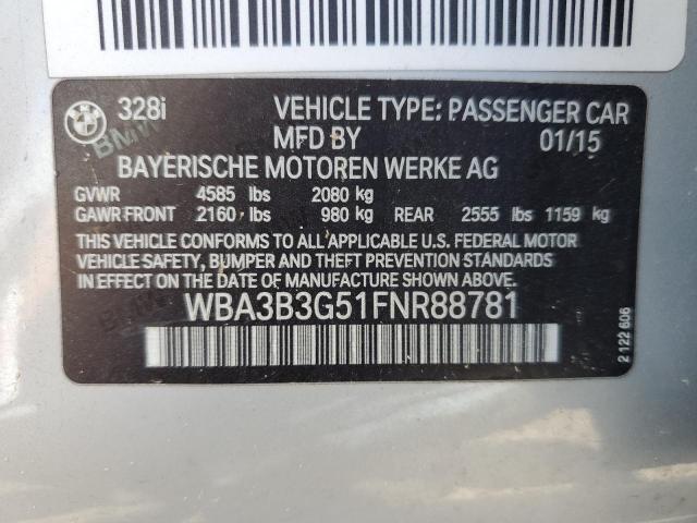 2015 BMW 328 XI - WBA3B3G51FNR88781