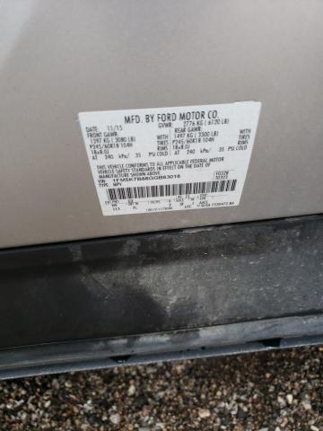 1FM5K7B88GGB63018 Ford EXPLORER