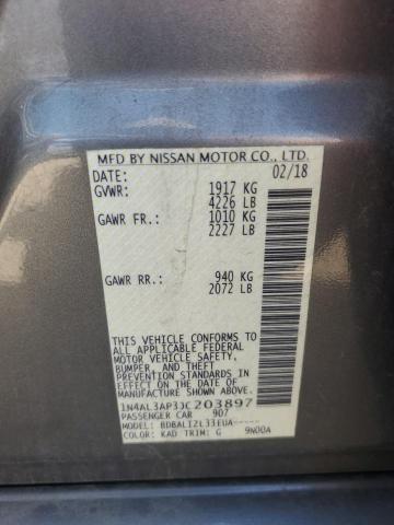 1N4AL3AP3JC203897 Nissan ALTIMA 2.5
