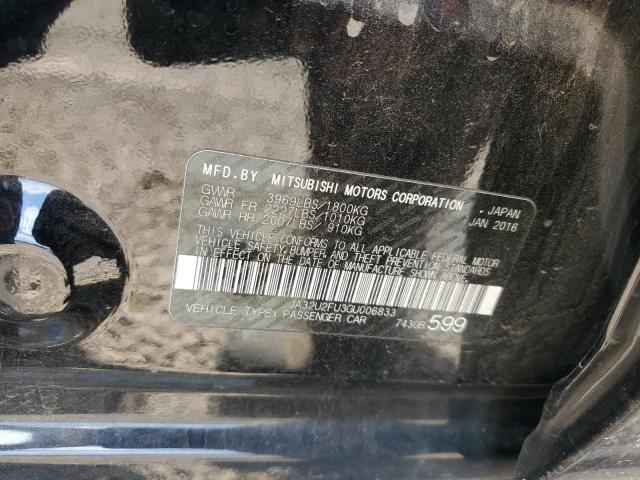 JA32U2FU3GU006833 Mitsubishi LANCER ES