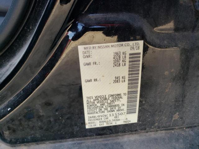 1N4BL4FV2KC115507 Nissan Altima Platinum