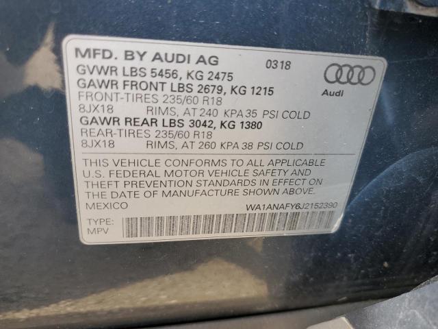 WA1ANAFY6J2152390 2018 AUDI Q5, photo no. 14