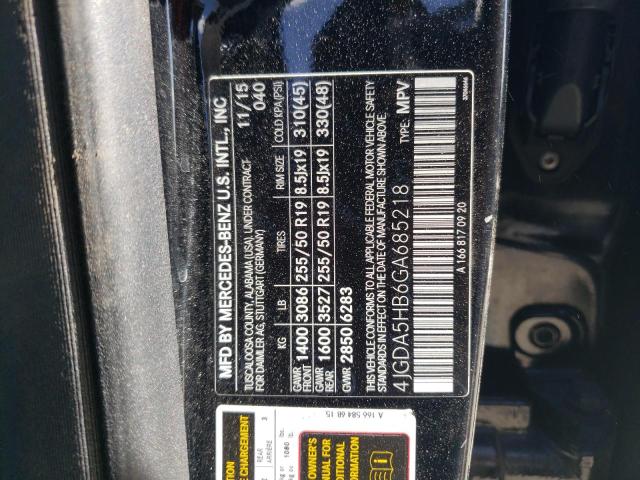 4JGDA5HB6GA685218 Mercedes-Benz Gle 350 4matic