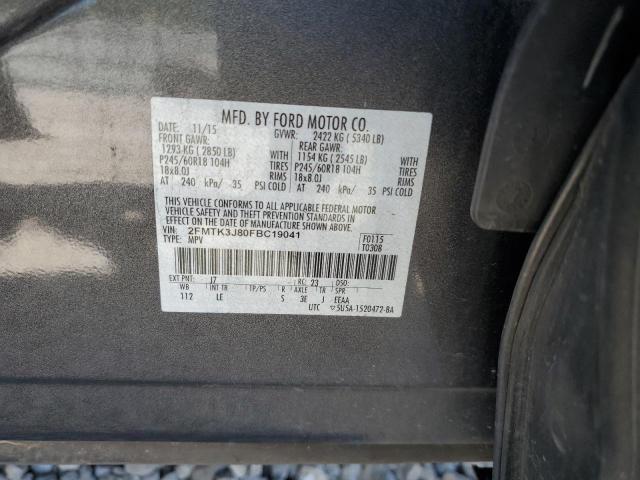 2FMTK3J80FBC19041 Ford EDGE SEL