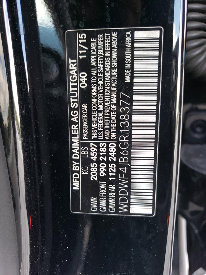 WDDWF4JB6GR138377 2016 Mercedes-Benz C 300