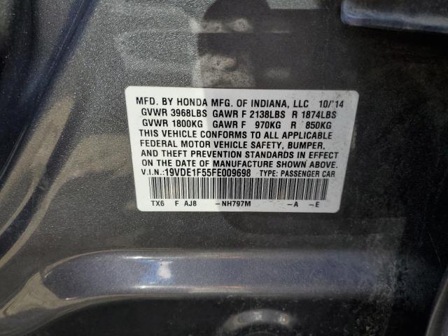 2015 ACURA ILX 20 - 19VDE1F55FE009698